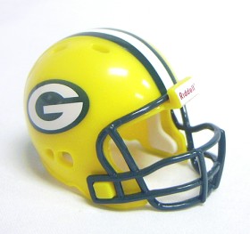 Riddell Pocket Pro and Throwback Pocket Pro mini helmets ( NFL ): Green Bay Packers Revolution Pocket Pro Helmet