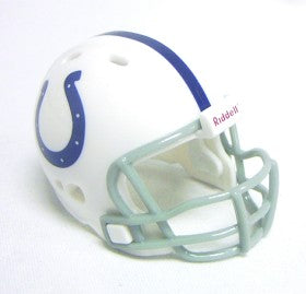 Riddell Pocket Pro and Throwback Pocket Pro mini helmets ( NFL ): Indianapolis Colts Revolution Pocket Pro Helmet