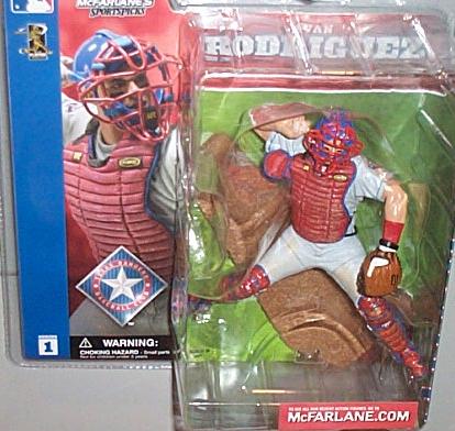 McFarlane Sports Picks MLB Baseball Figurines: Ivan Pudge Rodriguez Rangers McFarlane Sports Picks
