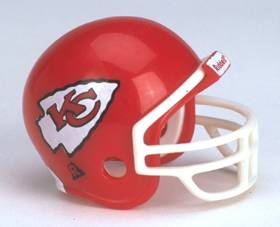 Riddell Pocket Pro and Throwback Pocket Pro mini helmets ( NFL ): Kansas City Chiefs Pocket Pro Helmet